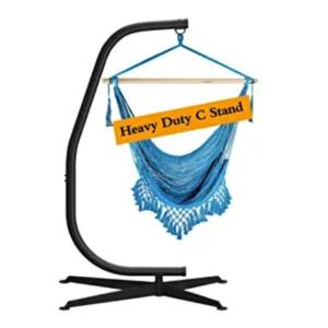Effortless Assembly and 260KGS Weight Capacity Single Hanging Chair Hammock
