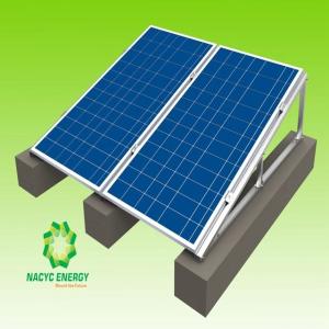 Simplest Design Flat Roof Solar Mounting System Aluminum PV Panel Bracket