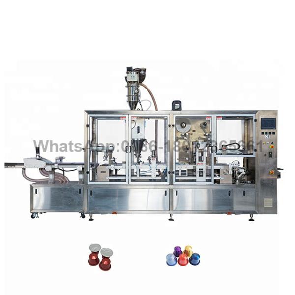 Quality 4 Lanes K Cups Plc Coffee Capsule Sealing Machine wholesale