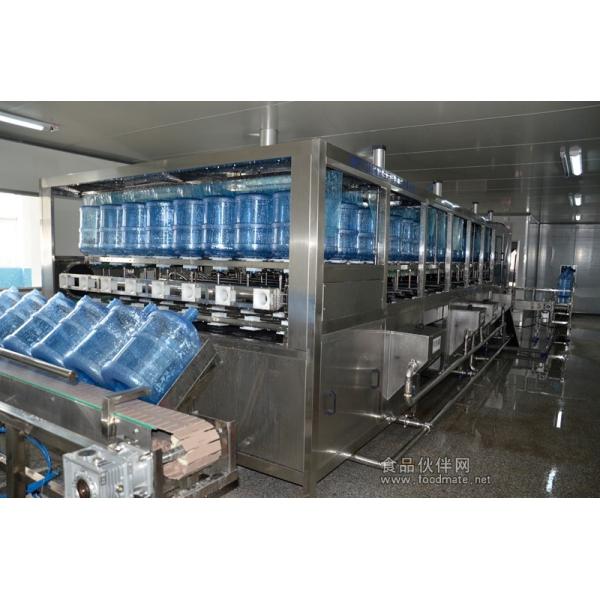 Full - Automatic Barreled Drinking Water Production Line For 3 Gallon 5 Gallon Bottle