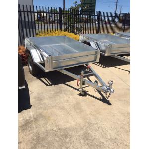 China Hot Dipped Galvanised 8x5 Single Axle Trailer 750kg Capacity on sale