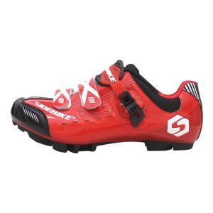 Shockproof Mens SPD Cycling Shoes Water Resistant Anti - Collision Design