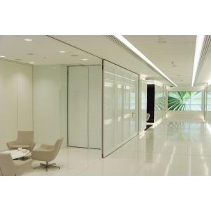 Exterior And Interior Sliding Folding Glass Partition Walls For Office / Factory