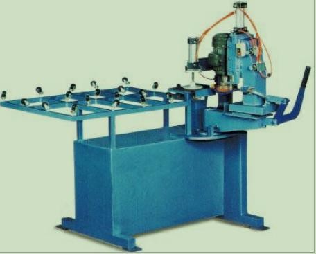Vertical Glass Edging Machine with 1700*1000*1600mm Size and Round Corner