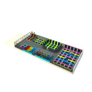 Residential Open Area Kids Trampoline Park Environmental Protection KP161213-C