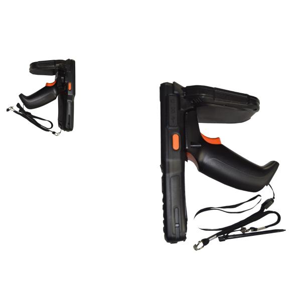 Portable Handheld UHF RFID Reader 4.5m Range With WCDMA 1D Barcode Laser Scanner