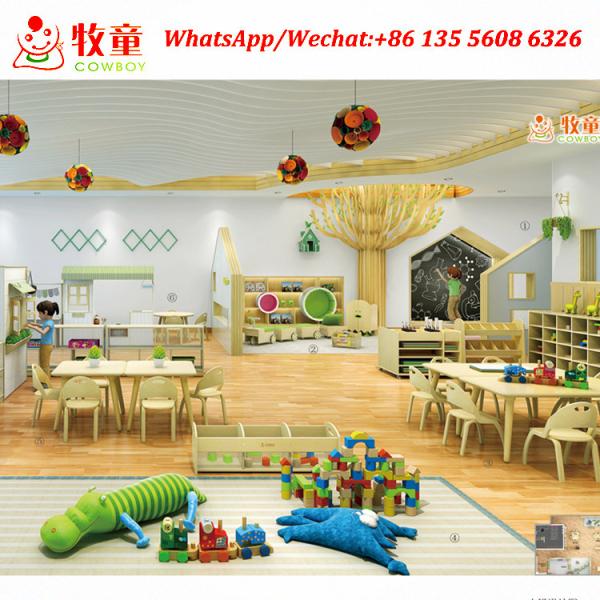 Good Quality China professional wood preschool facility furniture factory in Guangzhou