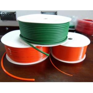 Orange Color Polyurethane Round Section Belts For Roller Conveyors Abrasion