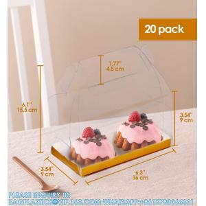 Clear Gable Bakery Gift Boxes With Cardboard, Clear Gable Boxes With Cardboard,