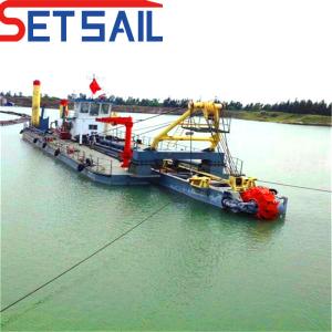 Diesel Engine Wheel Bucket Dredger with River Sand Pump Shipping Cost and