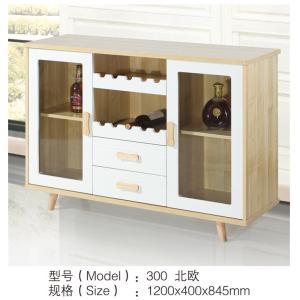 Sturdy Construction Rustic Wine Hutch Good Environmental Performance