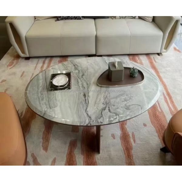 Polished Serbian Grey Marble Wall Panels for High End Interior Decoration