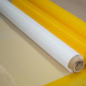 Tear Resistant Polyester Screen Printing Mesh White / Yellow / Black