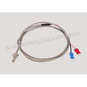 Plastic Extruders Nozzle Bolt Style Thermocouple With Calibration Type K J