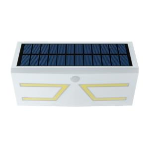 COB Garden Solar Powered LED Wall Light With Pir Sensor Camera Tower System