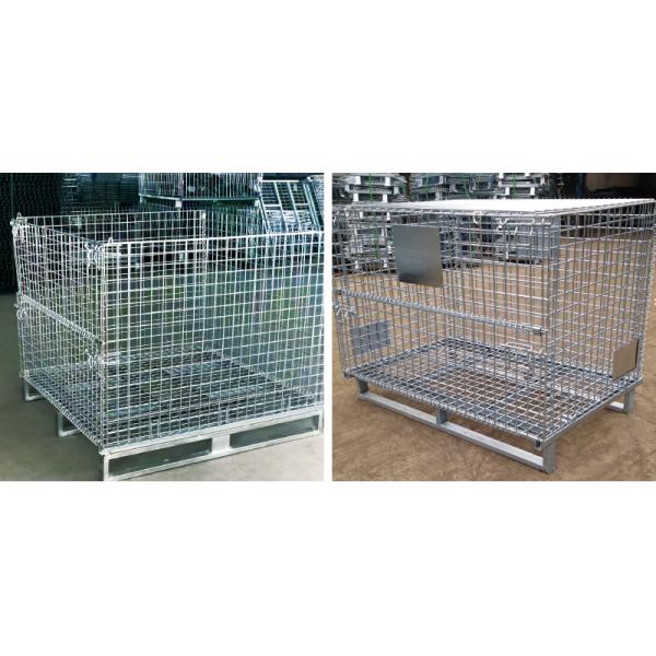 Galvanized Storage Cage Wire Mesh Container