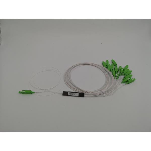 GPON FTTH Fiber Optic Passive Mini Optical Splitter 1*16 900um Single mode SC APC connectors