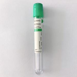 Disposable Glass Green Top vacuum blood colletion tube 1ml 2ml 3ml 4ml For