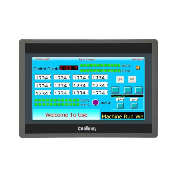 Quality 10 Inch MODBUS 1024X600 HMI Control Panel 64MB RAM For Plc Vfd Controller wholesale