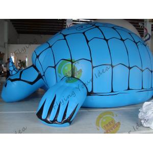 Funny Inflatable Pool Turtle , Amusement Park Giant Inflatable Animals