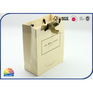 4C Matte Laminated Kraft Paper Gift Bag Recyclable With Custom Logo