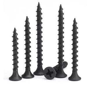 C1022A Metric Black Countersunk Head Drywall Screw for Heavy Industry Installati