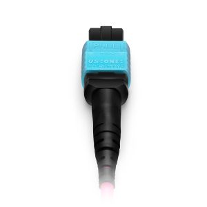 OM4 50/125um MTP-24 Fiber Patch Cable With 24 Fibers And 3.0mm Outer Diameter