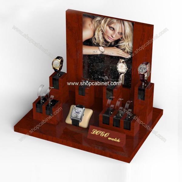 Quality Tempered glass tower display case for watches props wholesale