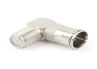 0.49N RF Antenna Connector Right Angle F Female To PAL Male Adapter