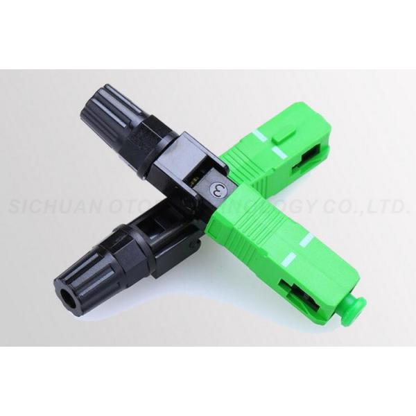 Quality FTTX SC / APC Fast Connector 50mm 60mm Length ROHS Certification wholesale