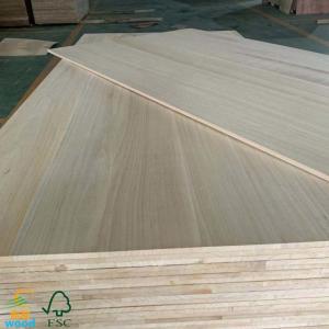 Unfinished Paulownia Tomentosa Wood Board with Smooth Surface and Moisture