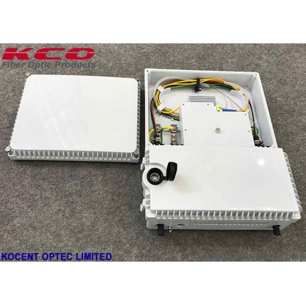 Quality 16 Port Capacity Outdoor IP65 Fiber Optic Terminal Box with 1x8 Splitter for FTTH Applications wholesale