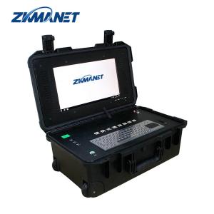 Portable Mobile Mesh Command Station Transceiver with 15.6-Inch HD Screen and