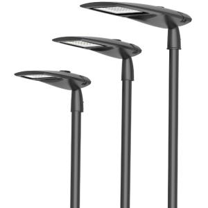 Smart Control System LED Street Light Housing IP66 ADC12 IK08 Road Lamp With Sensor