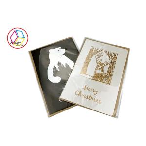 Custom Printed Note Cards 350g Coated Paper CMYK Pantone Printing