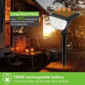 IP67 7000K LED Solar Landscape Spotlights