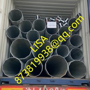 China 105FT Galvanized Transmission Steel Pole 450MPa Polygonal Buried Steel Pole on sale