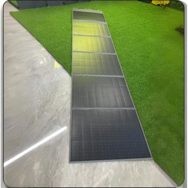 Mono Folding Solar PV Panel 6 Fold High Polymer Lightweight 400W for Off Grid