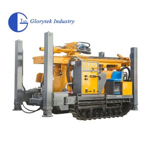 Full Hydraulic GL180R Rubber Crawler Type Water Well Drill/Drilling Rig Drilling