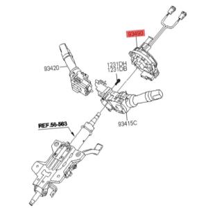 Genuine Brand High Quality Steering Sensor 934903R321 Sensor Components for Kia