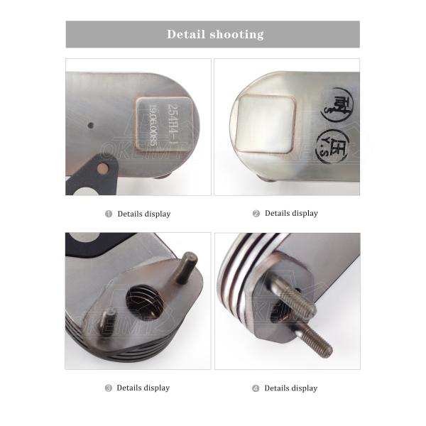 4P Oil Cooler Core 34339-02102 For Mitsubishi Engine S4K S6K CATEE E120B