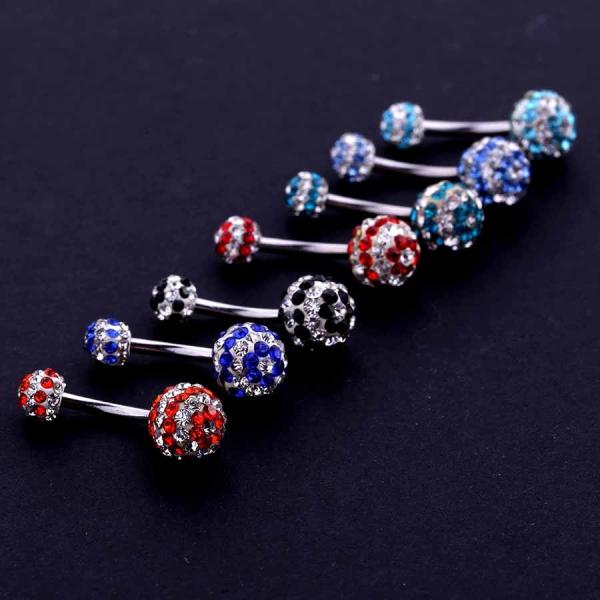 Wholesale Factory Price Fancy Ferido Ball Design Belly Navel Rings Piercing Jewelry