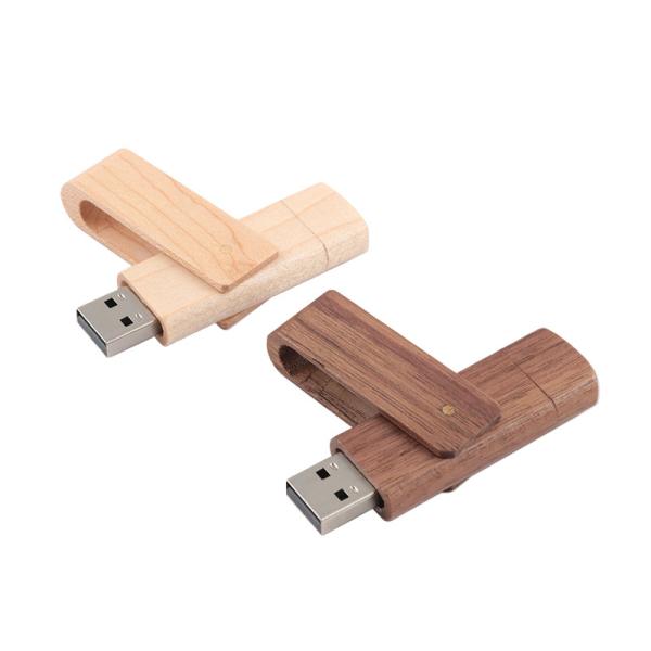 USB A and Type c Wooden USB Flash Drive with USB2.0/3.0 Interface Type for Fast