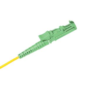 Outdoor Pre Terminated Fiber Optic Cable LC E2000 APC With Pulling Sock