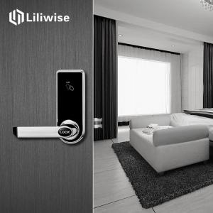 Morden Smart Key Card Door Lock Touch Screen Keypad 168 * 68 * 25 Mm For