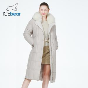 Elegant Removable Fox Fur Collar Down Jacket with Lamb Fur Lapel, Belt & Hat for