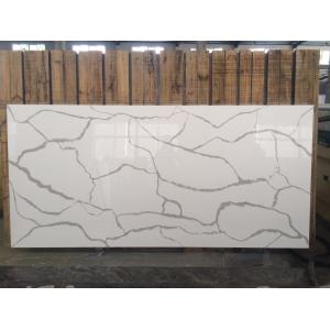 Elegant Design Calacatta Quartz Countertops , Luxury White Quartz Vanity Top