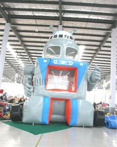 Cheap durable custom inflatable sports, promotion inflatable elevator robot for sale