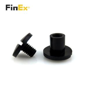 Black Plastic Book Binding Chicago Screw for Binding Books