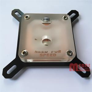 The high quality CPU Water block,Radiator,MS-055-AC,Acrylic/Carbon steel/Red